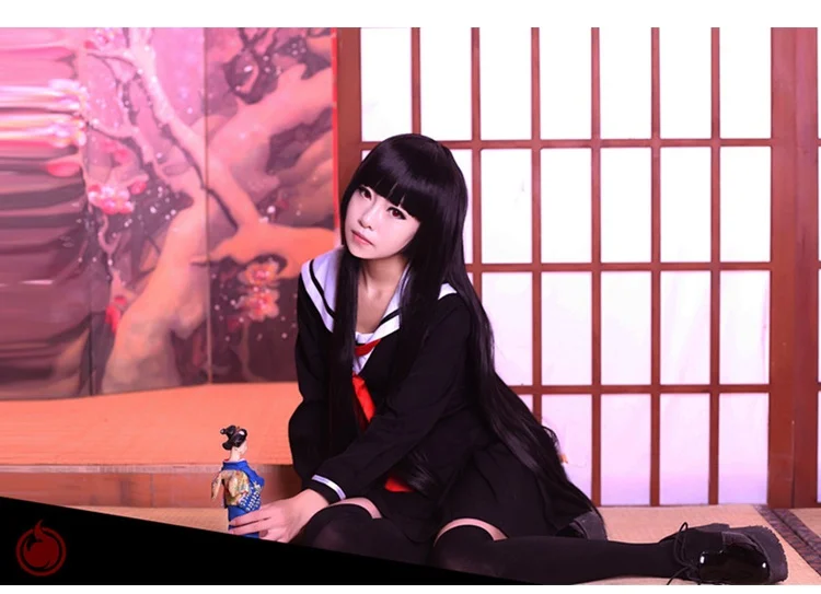 plus Size Sailor Suit Women's Cosplay Dr Hell Girl  Transformation JK orm Dr M-to-Fem Transvestite Costume