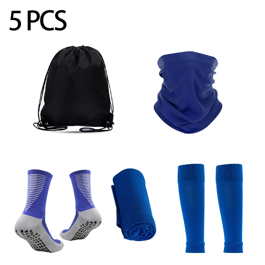 

5PCS set Breathable Hiking Socks Waterproof Bag Leg Cover Sweat Absorbing Scarf Cold Feeling Towel