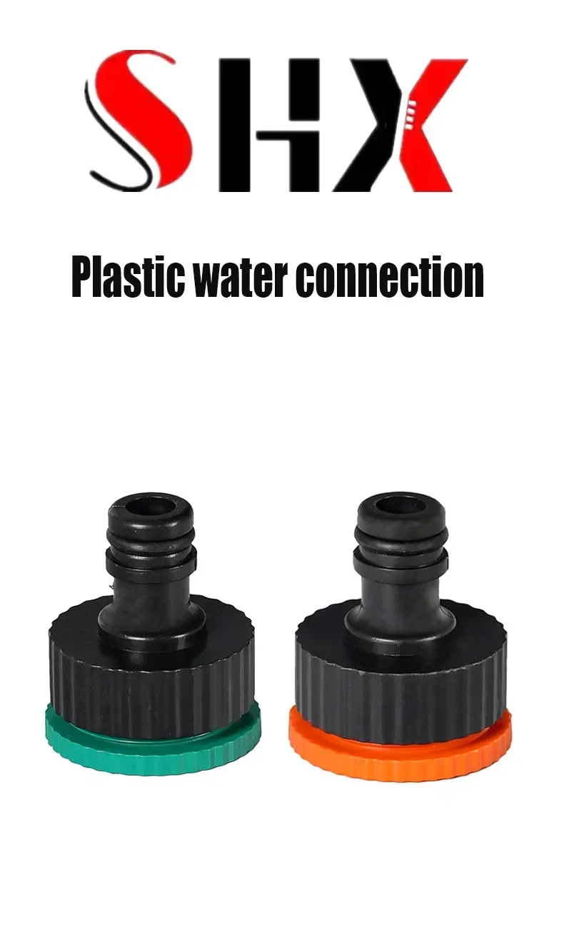 SHX 3/4 Turn 1 Inch Connector 2 Piece Set PZ19010 Multi-functional Garden Plastic Sprinkler Garden Water