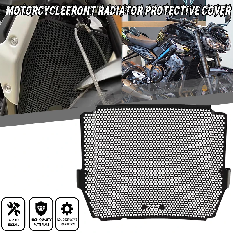 2023 765 For Street Triple 765 R/S/RS Street Triple 765 2020 22 2023 Edition Radiator Guard Grille Cover StreetTriple Protector