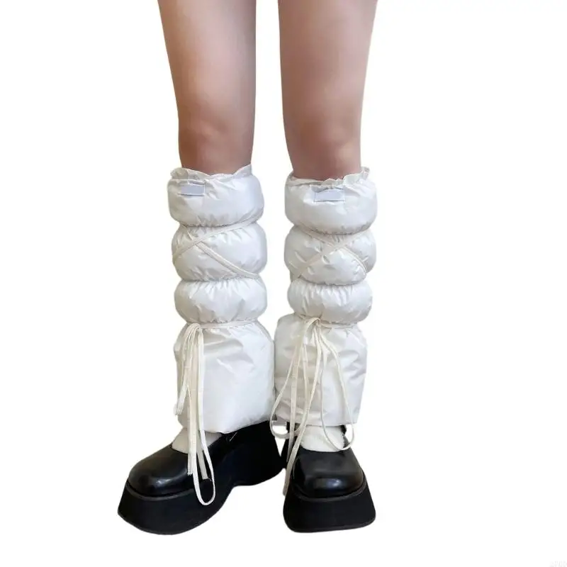 Women's Winter Warm Leg Warmers Flared Leg Sleeve Students Girls Foot Covers