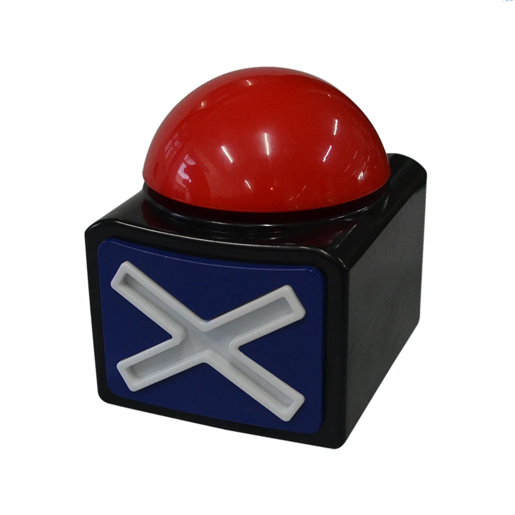 Коробка с кнопкой сигнализации Red Buzzer со звуком и светом Trivia Quiz Got Talent Buzzer Game Play Botton для конкурса/игрового шоу/вечеринки