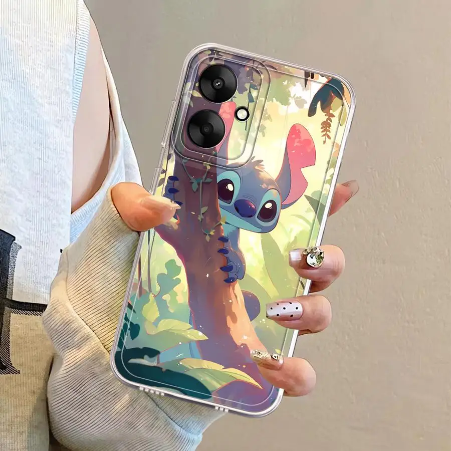 Funda de teléfono de cubierta suave para Xiaomi Mi 11 Lite 11T Pro Disney Cute Stitch