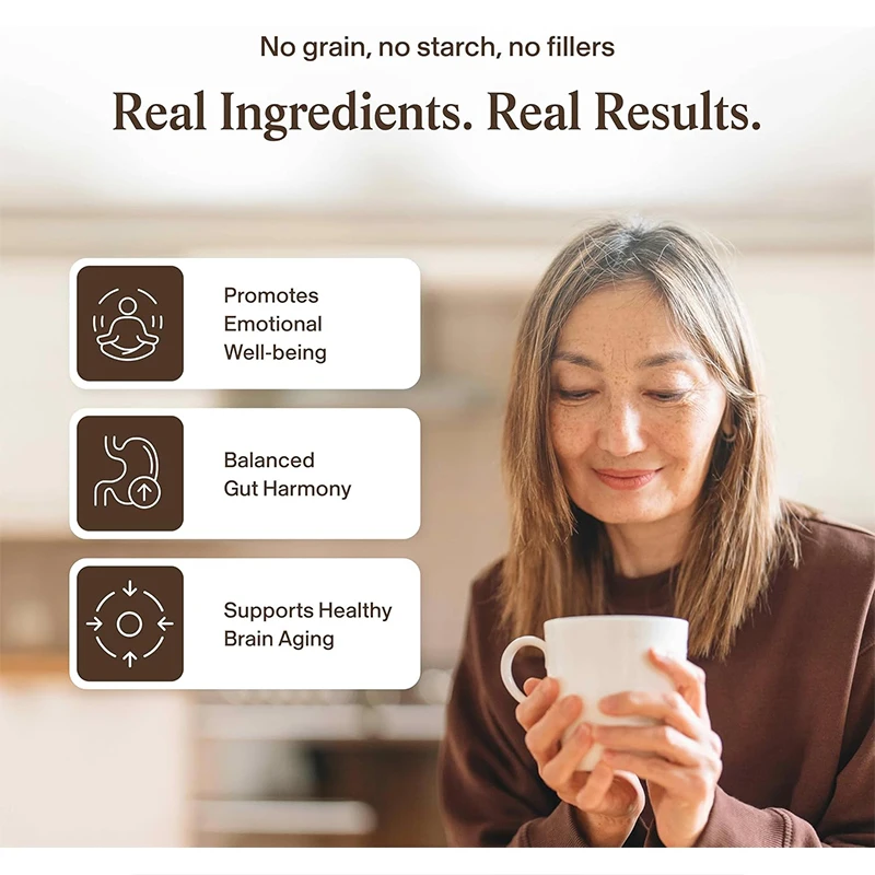 Organic lion mane mushroom supplement extract promotes overall health, β - glucan supplement, 60 capsules