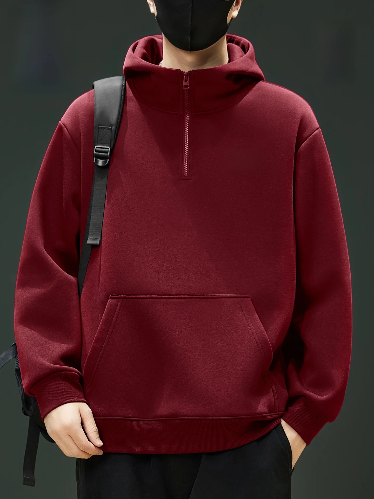 

Men's Hoodie Winter Thiened Fce Lined f Zip up Sweatirt Casual Comfortable Warm Cotton Polyester Blend