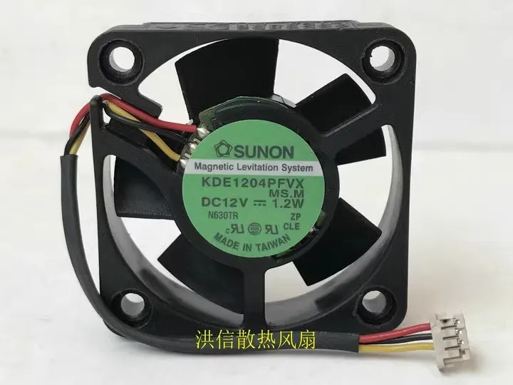 Free shipping original 4010 KDE1204PFVX MS. M DC12V 1.2W magnetic levitation fan