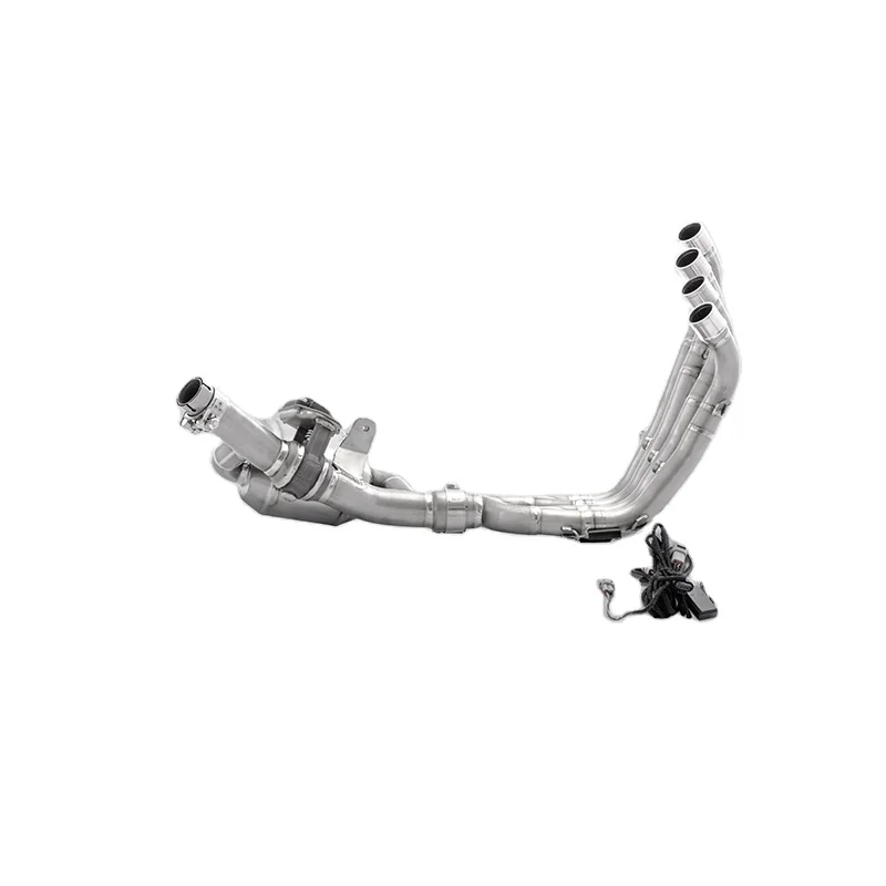 FBB Factory Motorcycle Exhaust Systems for QJMOTOR GSR800 Modify Titanium Stainless Steel Motorcycle Modified Exhaust Muffler