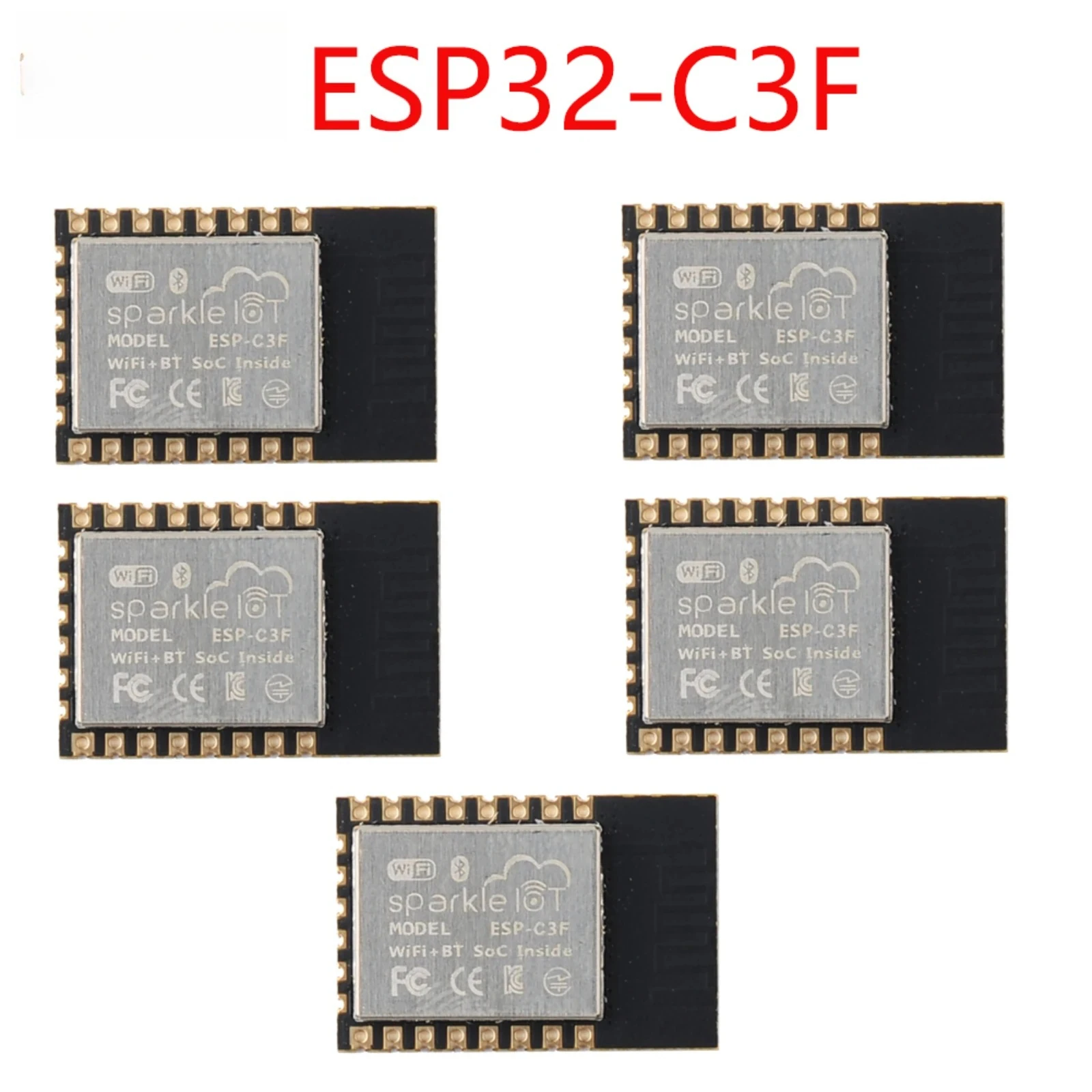 ESP32-C3F WiFi Module 4MB Single Core Processor SPI Flash 3.3V 2.4G WiFi Wireless BT 5.0 for IoT Projects Smart Devices