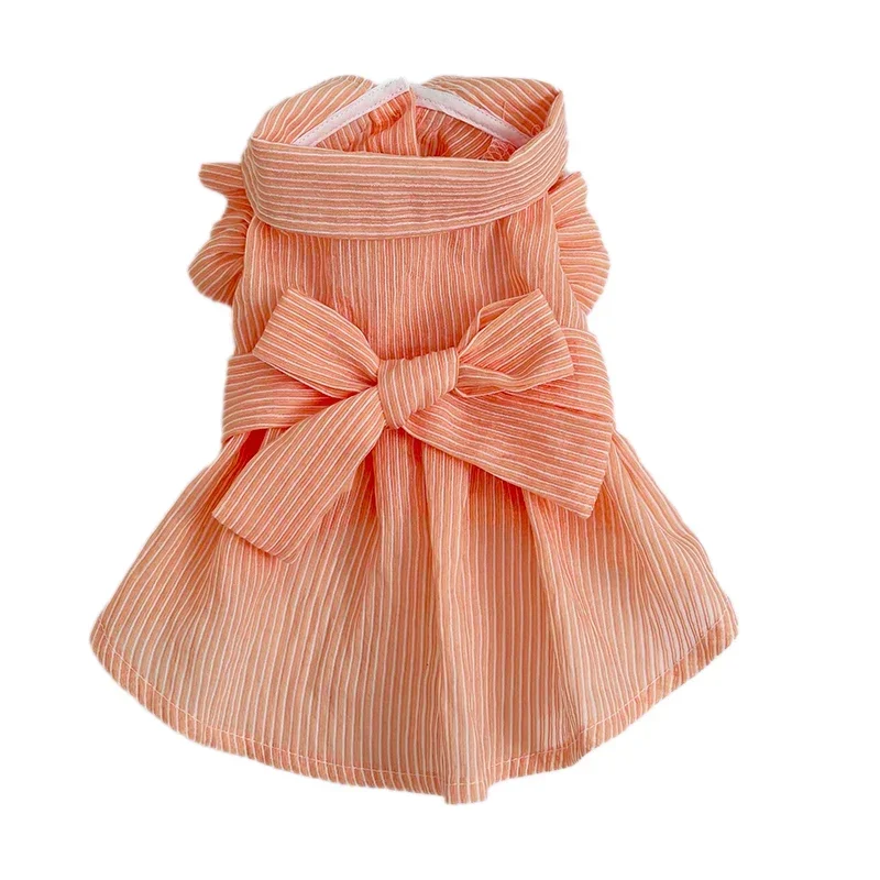 Ropa de verano para mascotas, vestido para perros y gatos, Chihuahua, Yorkshire Terrier, camisa, falda, Pomerania, Shih, Tzu, caniche maltés, Bichon, ropa XXS