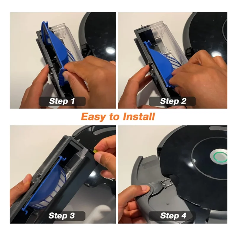 

12 Pcs Cleaner Filter For Irobot 6 Series 600 694 692 Sweeping Robot Accessories-ABQU