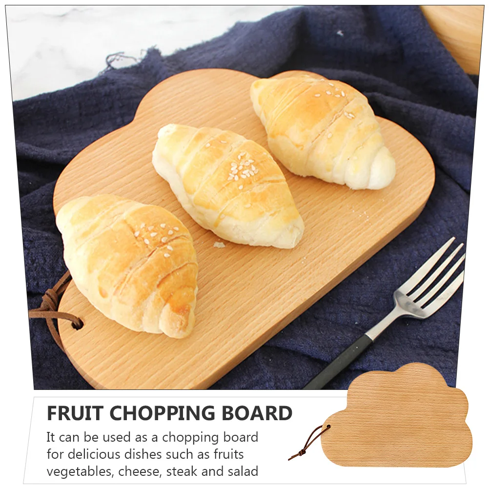 

Beech Wooden Cutting for Home Fruit Vegetable Cheese Chopping Board Kitchenware Natural Solid Wood Multifunctional Sushi Bread