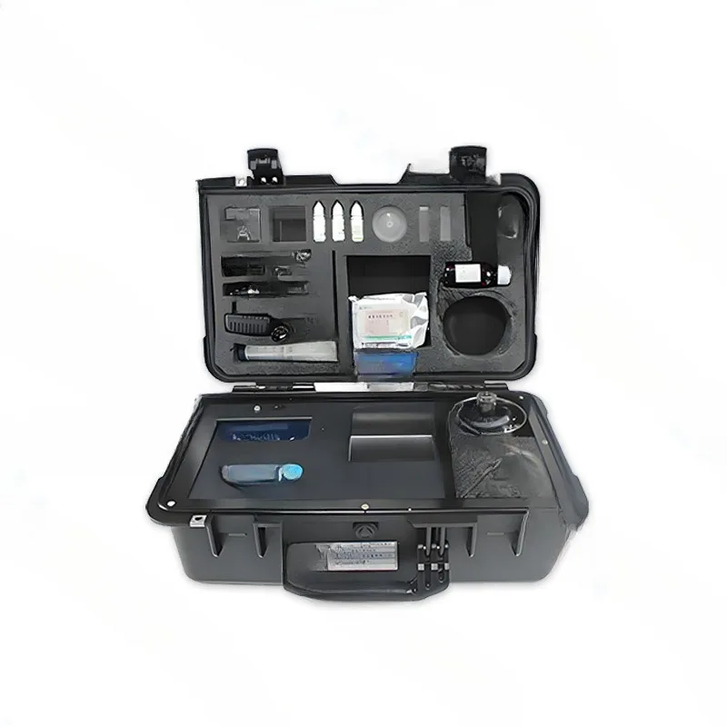 Rural water nine detectors, residual chlorine total chlorine pH color turbidity colony