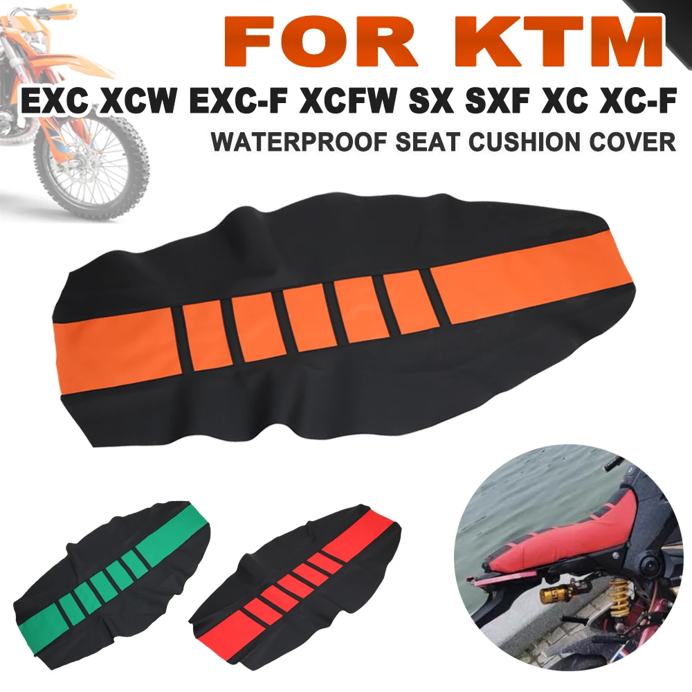 For KTM EXC XCW EXC-F XCFW SX SXF XC XC-F 125 150 250 300 350 450 500 TPI 6D Six Days Motorcycle Waterproof Seat Cushion Cover