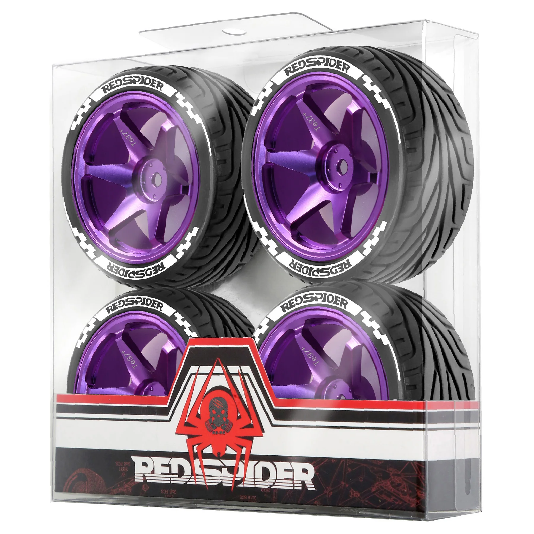 1/10 RC الانجراف الإطارات مجموعة 4 قطعة مجمع الصلب بريق الإطارات على الطريق عجلات ل Traxxas D4 HSP HPI ساكورا TT01 تاميا #3