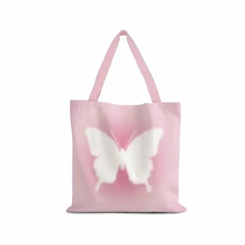

SPR14 Pink Bag for Women, Preppy Stuff Canvas Tote Bags