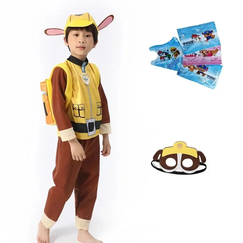 ตระเวน ryure คอสเพลย์เด็กสาววันเกิดกัปตันเครื่องแต่งกายการ์ตูนสุนัขลาดตระเวน ryyder party rode คริสต์มาสของขวัญฮาโลวีน costum