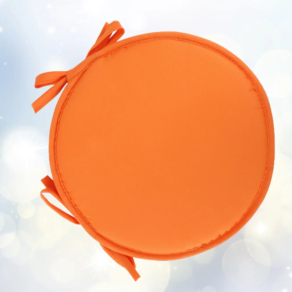

1Pcs Orange Round Seat Cushion Thick Sponge Chair Pads for Home Office Dining Room Restaurant Use Seat Cushion
