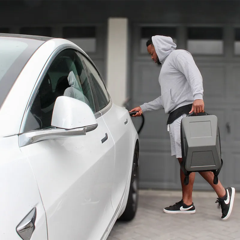 White collar business travel backpack leisure bag hard shell backpack limited edition