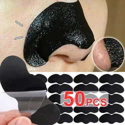 10-50pcs maschera per la rimozione dei punti neri punti neri macchie maschera per il trattamento dell'acne detergente per adesivi per il naso strumento per il trucco della striscia per la pulizia profonda dei pori del naso