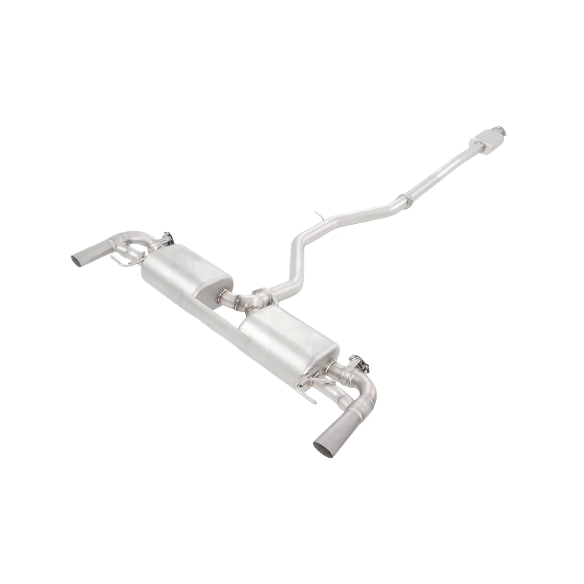 High-Performance Stainless Steel Mid-Rear Muffler Dual-Side for Volvo XC90 2.0T T5 T6