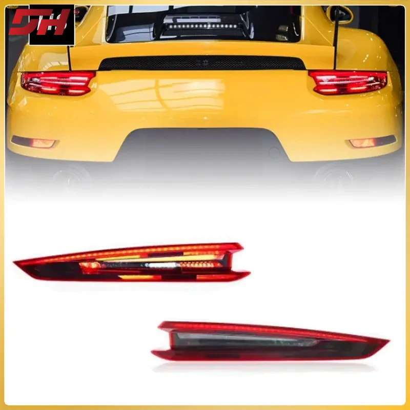 

Car Taillights for Porsche 911 LED Tail Lights 2012-2018 991.1 Upgrade 991.2 Rear Lamps DRL Brake Turn Signal Auto Accessories