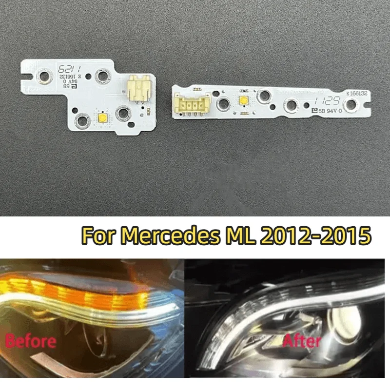 

Белый свет для Mercedes Benz ML 2012 2013 2014 2015 Автомобильные фары DRL Чип Балластный чип Печатная плата Источник света Чип платы