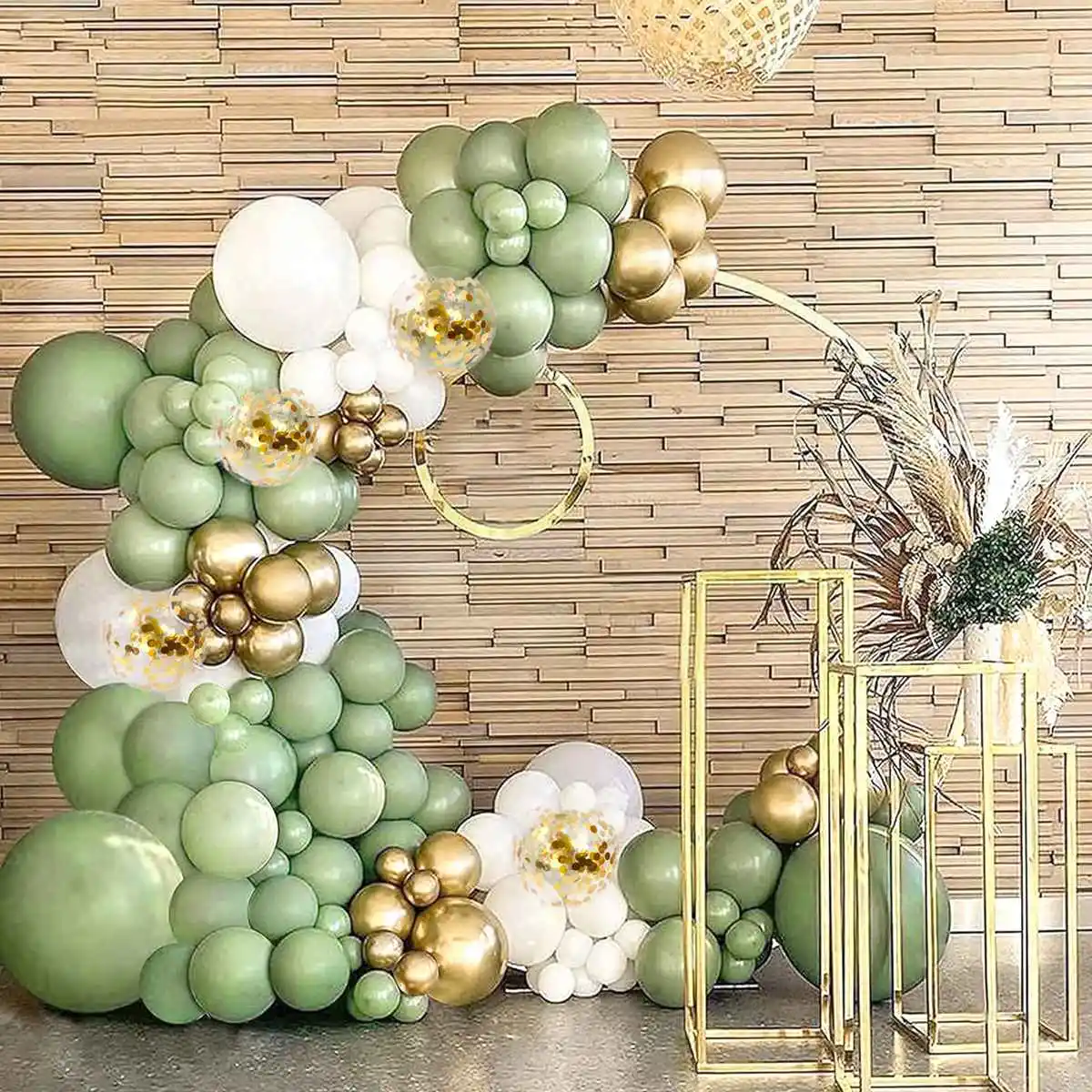 Golden Crumbs Balloons Garland Arch Kit Baby Shower Supplies 1st Kid Birthday Party Decoration Wedding Party Decor 2024 For Home