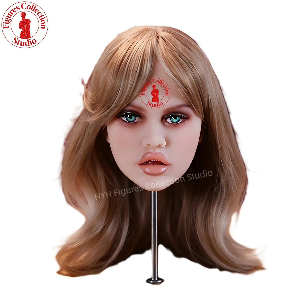 

Манекен головы Studio Makeup Head HYH-THB-KX-0013 в натуральную величину, интерфейс M16, для причесок, украшений, фотографии