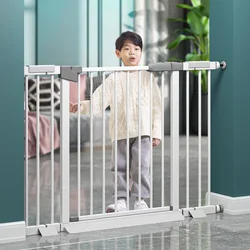 Cerca de segurança para proteção Pet, Barreira de segurança infantil, Baby Stair Gate, Dog Balcony Gate, Porta Segurança