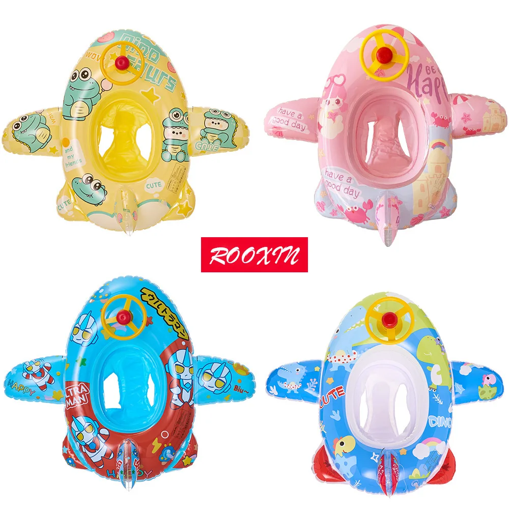 ROOXIN Baby Swim Ring Tube Inflatable Toy Kid Swimming Seat Ring For Child Swimming Circle Swim Pool Float Water Play Equipment