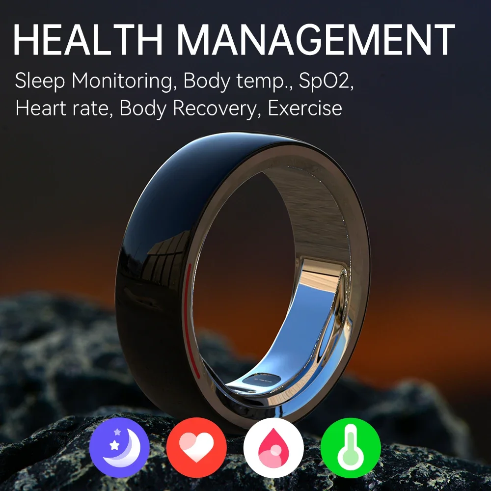 Electronics Products Sleep Devices Fitness Trackers Smart Motion Sensor Men Rings For Finger Smart Ring