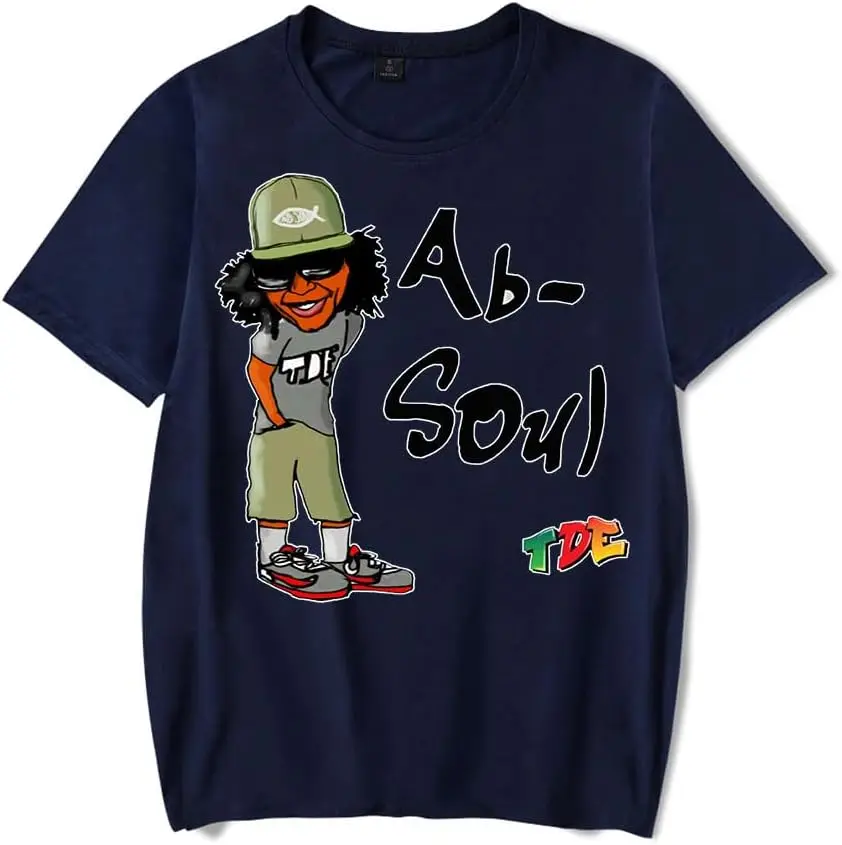 

Футболка с коротким рукавом Ab-Soul Merch, Повседневная футболка унисекс