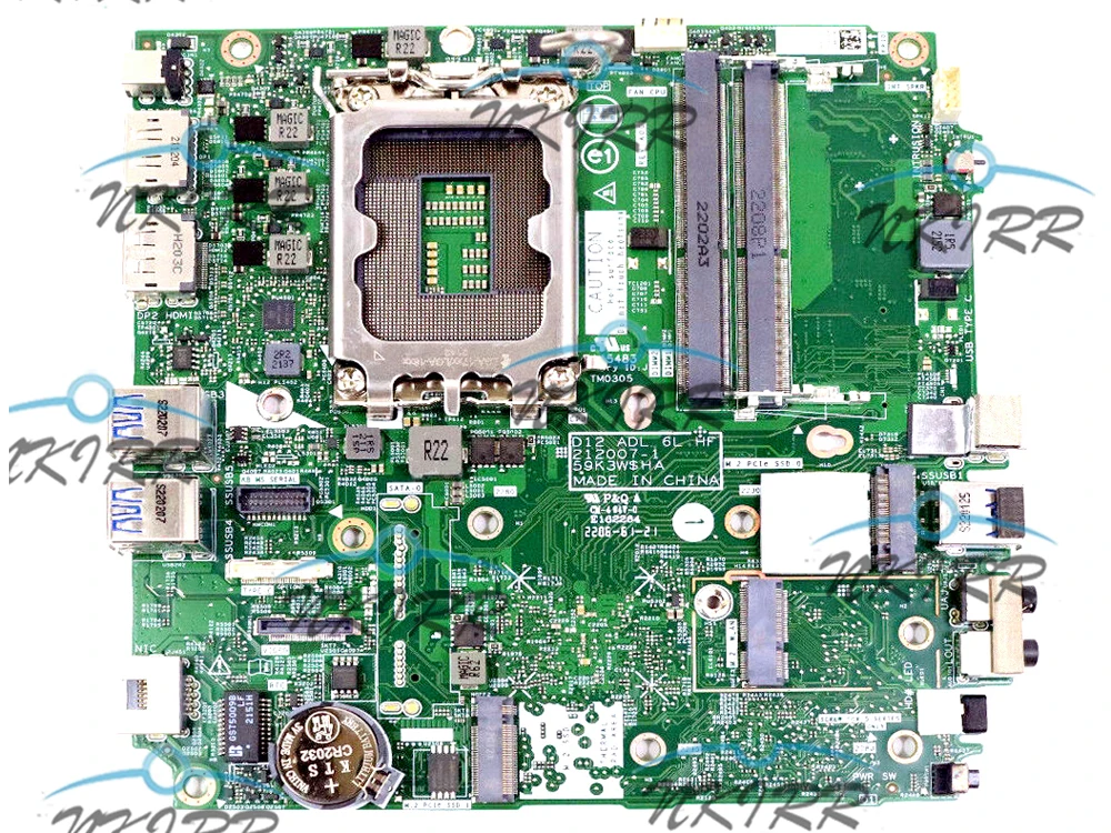 

Low Power E145483 TD0305 D12 ADL 6L HF 212007-1 59K3W 0VNM11 0MW50N VNM11 MW50N LGA1700 Q670 for OptiPlex 7000MFF Motherboard