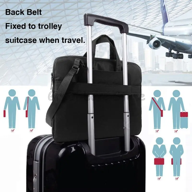 Borsa a tracolla per laptop modello World Rally Championship compatibile con la custodia per PC Netbook per laptop da 13/14/15,6 pollici