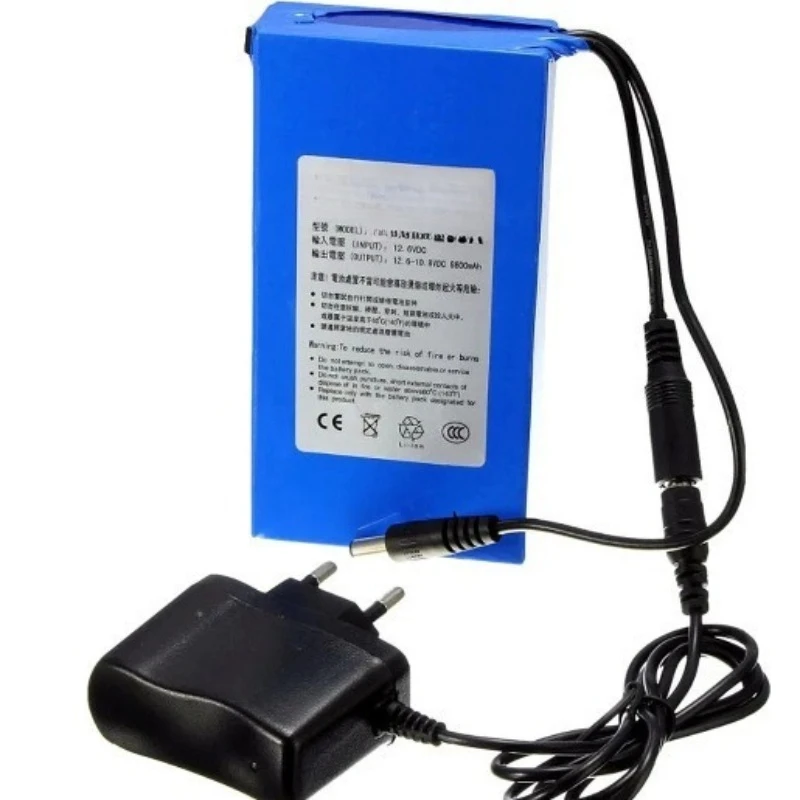 12V 9800 Polymer Lithium Battery LED Solar Energy Storage Street Lamp Monitoring Motor Equipment Rechargeable Battery Pack