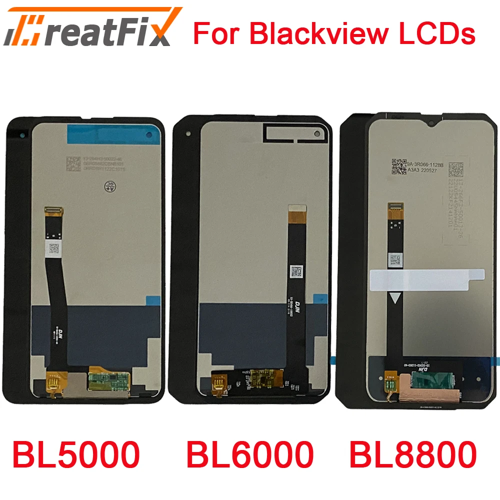 100% Test Blackview BL8000 BL9000 LCD Display For Blackview BL5000 BL6000 BL8800 Pro LCD Display Touch Screen Digitizer Assembly