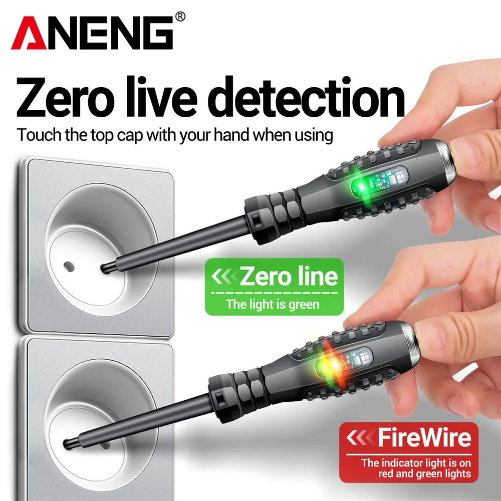 Kit ANENG A3003 Pro Pen Multimeter 4000 Counts+B05 Pen Tester Voltage Test 90-250V Neon Volt Pen Portable Electrician Car Tools