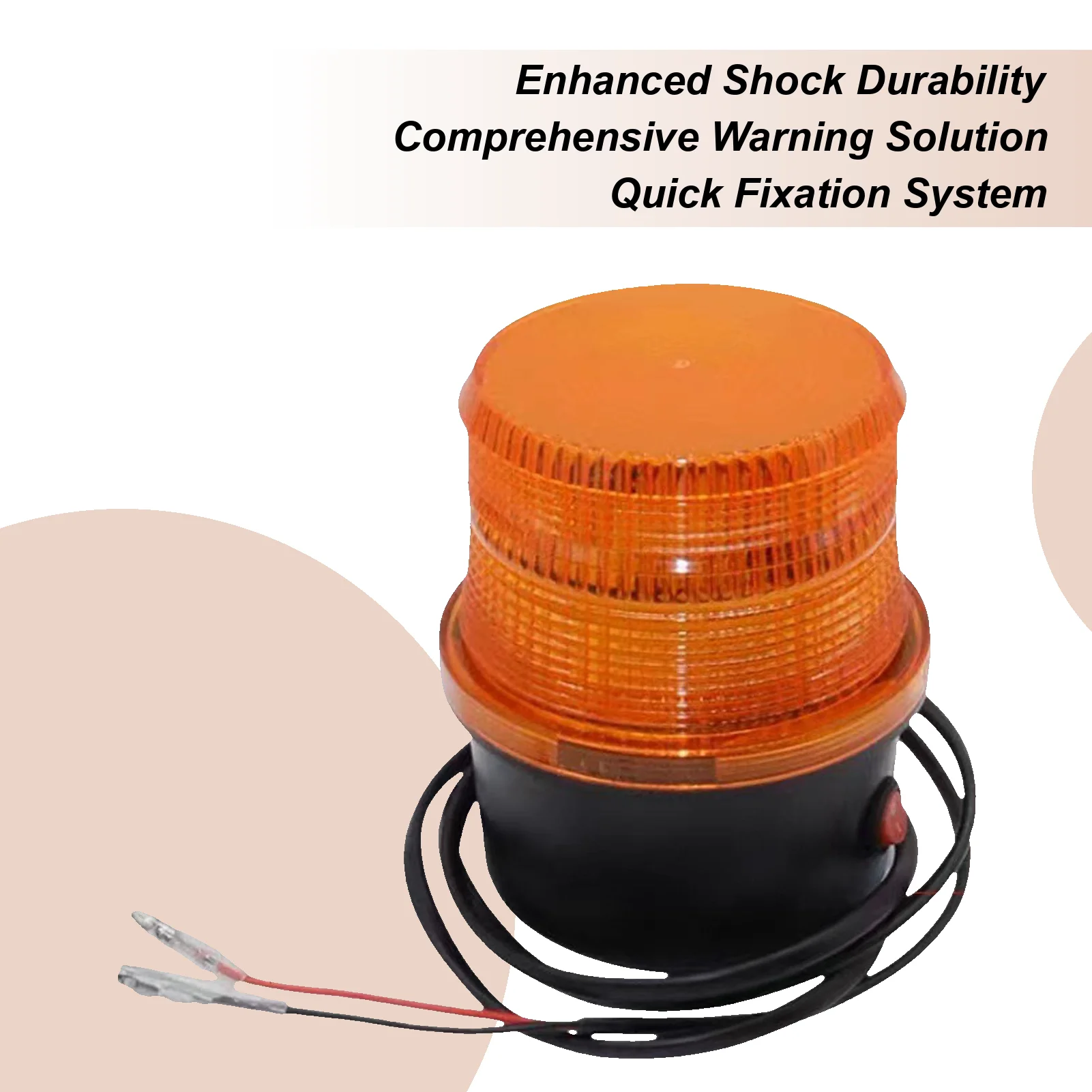 Strobe Lights For Trucks DC12-72V LED Alarm Safety Lamp Strobe Safety Light For Outdoor Truck Trailor Motorcycle Airport School