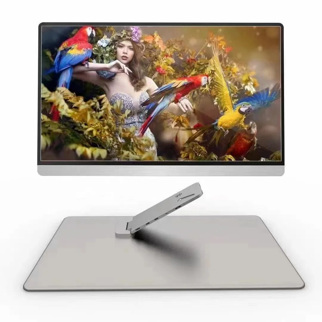 1080P Fhd 13.3 14 inch dual screen expander LCD computer monitor portable foldable laptop smart game triple screen monitor