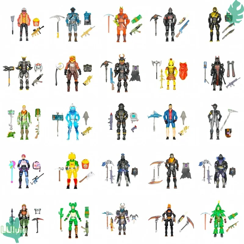 

Фигурка Jazwares Fortnite, полностью подвижная, оригинальная, 3,75 дюйма, с аксессуарами для коллекционеров игр.