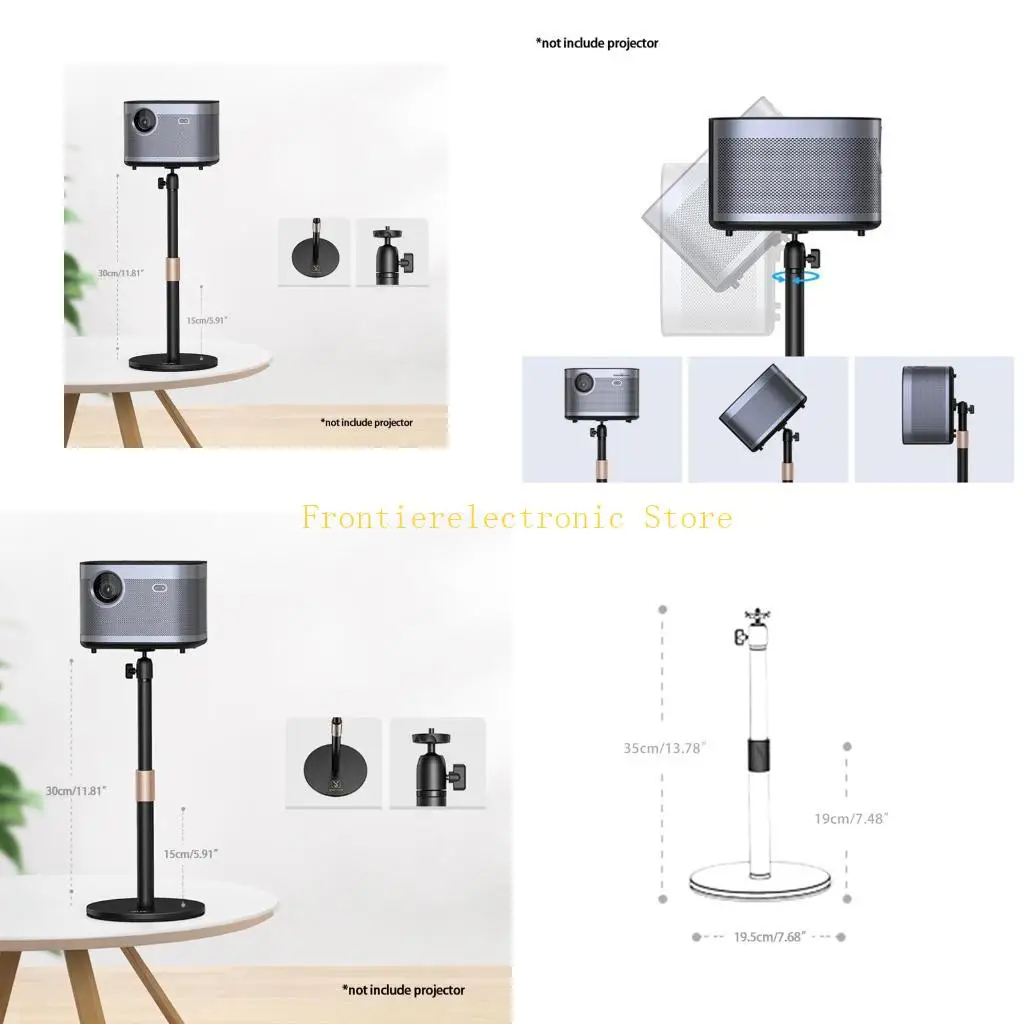 G8DB Height Adjustable with Extendable Length Projector Stand Supporting Bracket 5.91-11.81in Extendable Length Stands