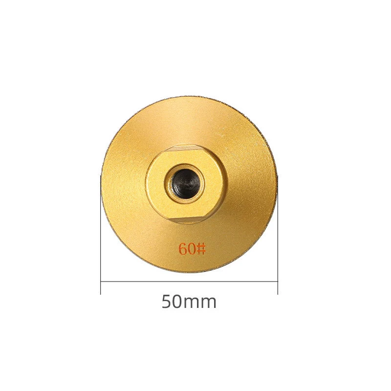 100 type angle grinder round diamond grinding head thickened by 50mm brazed electric drill diamond grinding head