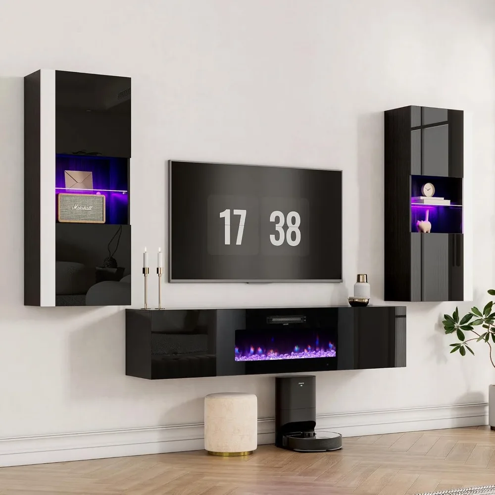 Wall Unit Entertainment Center with 40