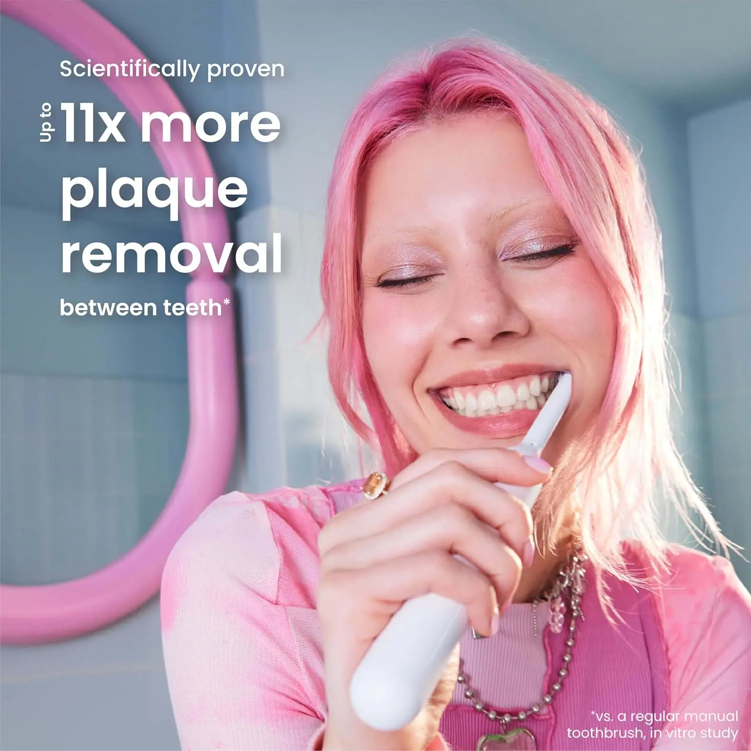 رؤوس فرشاة الأسنان الكهربائية المتأرجحة Rev 360 - 4 عبوات - عبوات رأس الفرشاة المتحقق من لفرش الأسنان المتأرجحة - لذلك #3