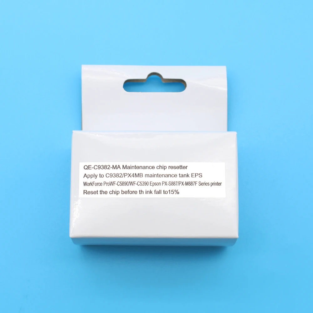 

Устройство сброса чипа для Epson WorkForce C5310 C5810 C5890 C5390 WF-C5390 PX-S887 PX-M887F Резервуар для обслуживания C9382 Чипы