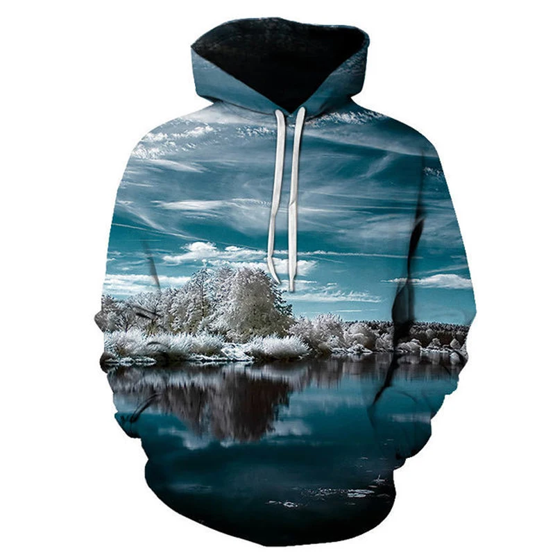 Natural Scenery Fashion Style 3D Printed Hoodies Unisex Pullovers Hoodie Casual Sweatshirts Street Top Tracksuit