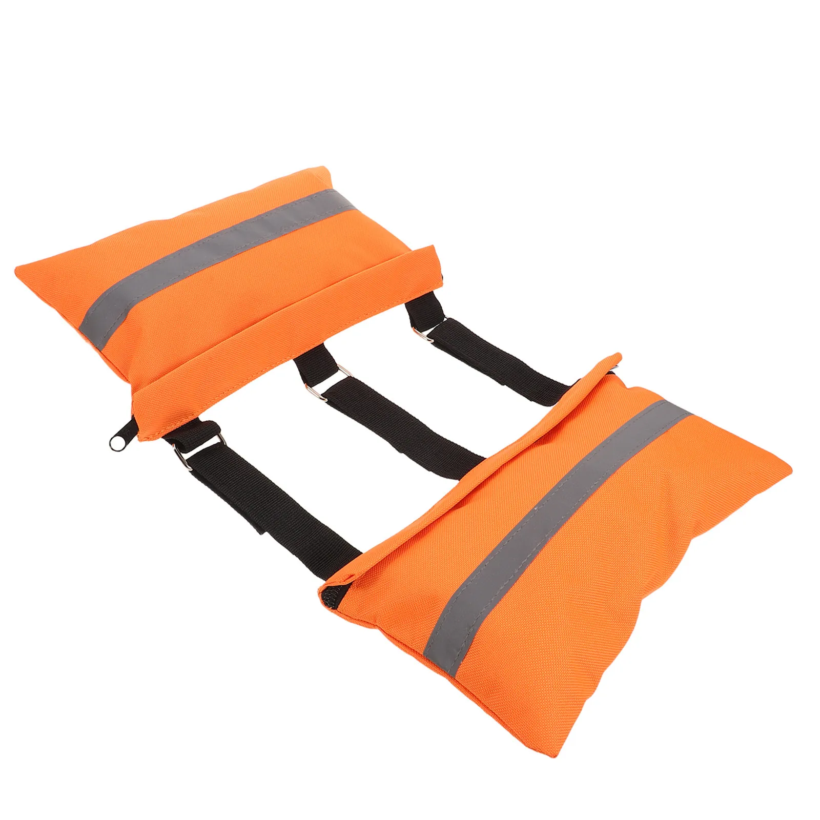 

Портативное устройство для фиксации и поддержки канализационного шланга для автодомов и прицепов, с утяжелителем и светоотражающей полосой