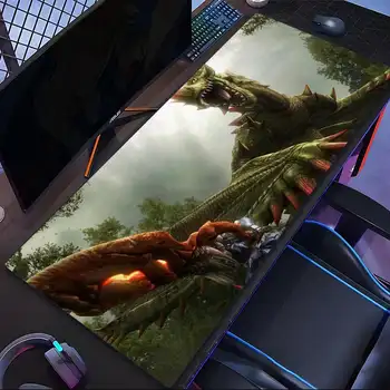 Monster Hunter Mouse Pad, Tablet Mouse Pad, Laptop XL, Masaüstü Mouse Pad, Sevimli HD Gökkuşağı Oyun Klavyesi Pad, CSGO Oyuncusu, 90x40 8 best sales Canavar avcısı aksesuarları - №6