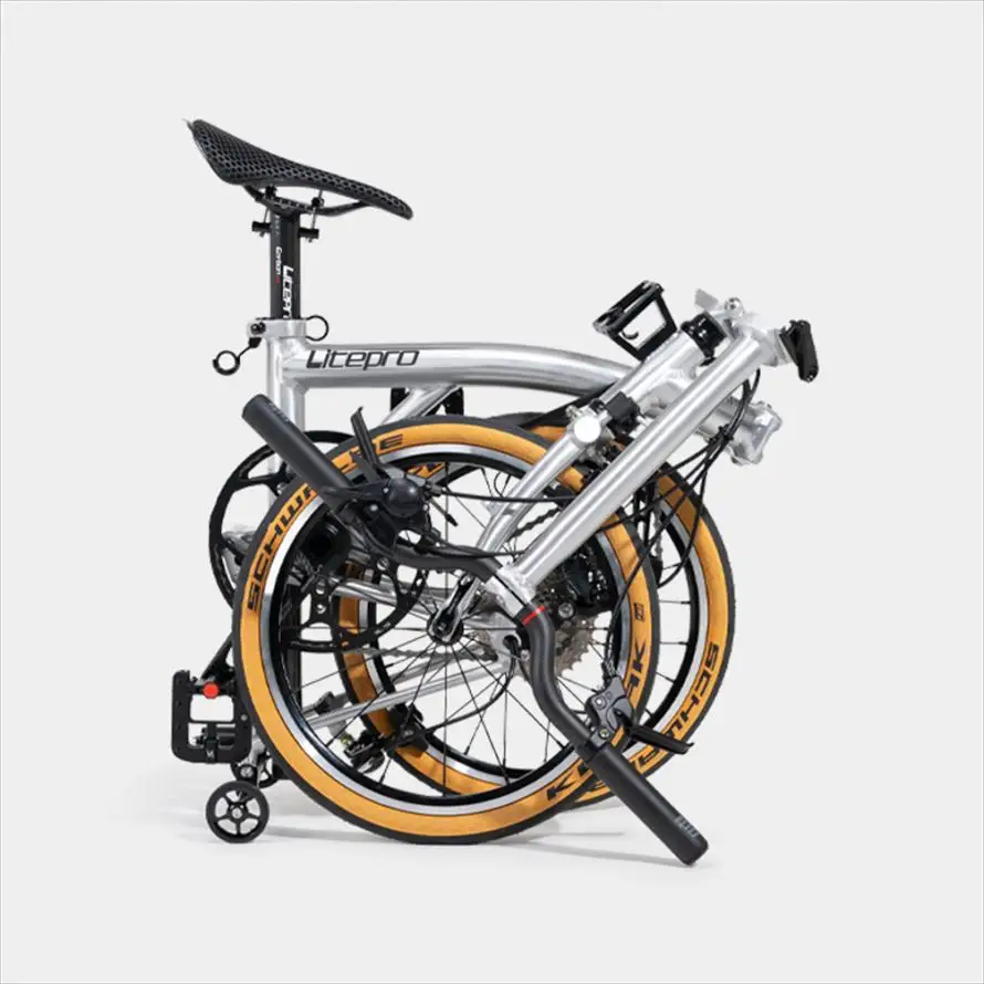 Litepro 9 Speed Tri-fold Folding Bike Aluminum Alloy Frame S9 16inch Folding Bicycle