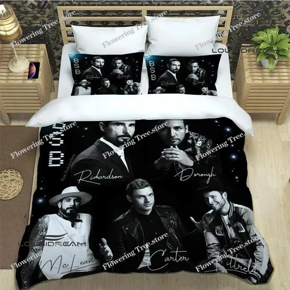 BSB Band Backstreet Boys Bedding Sets Exquisite Bed Supplies Set Duvet Cover Bed Comforter Set Bedding Set Luxury Birthday Gift